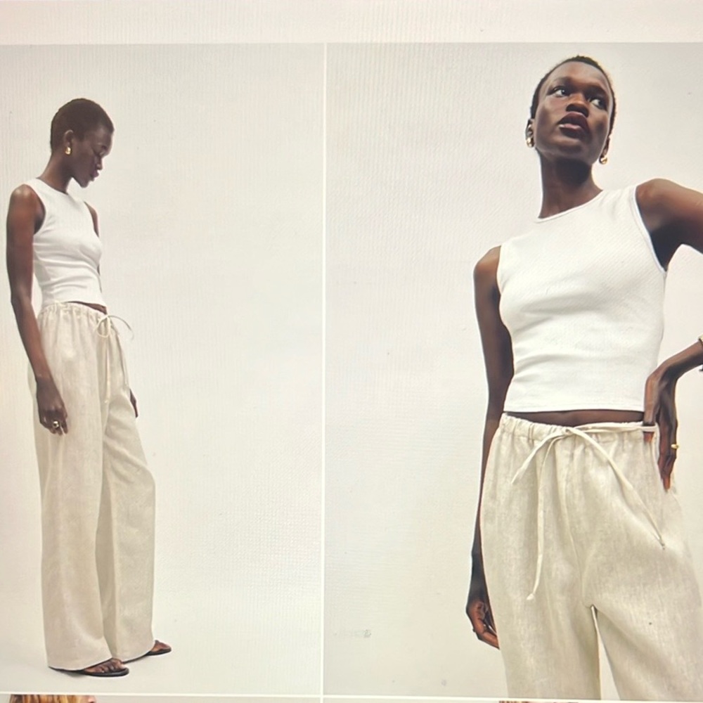 Aritzia Olina Linen Pant
